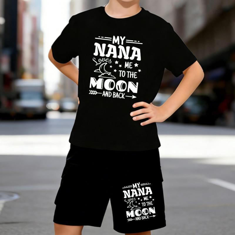 Boys 2 Piece Grandma s Love Printed Outfit, Short Sleeve T-Shirt and Shorts Set for Kids Age 5-14,white,Black Sporty Casual Summer Clothes 5-6 Years чёрный
Boys 2 Piece Grandma s Love Printed Outfit, Short Sleeve T-Shirt and Shorts Set for Kids Age 5-14,white,Black Sporty Casual Summer Clothes 5-6 Years чёрный