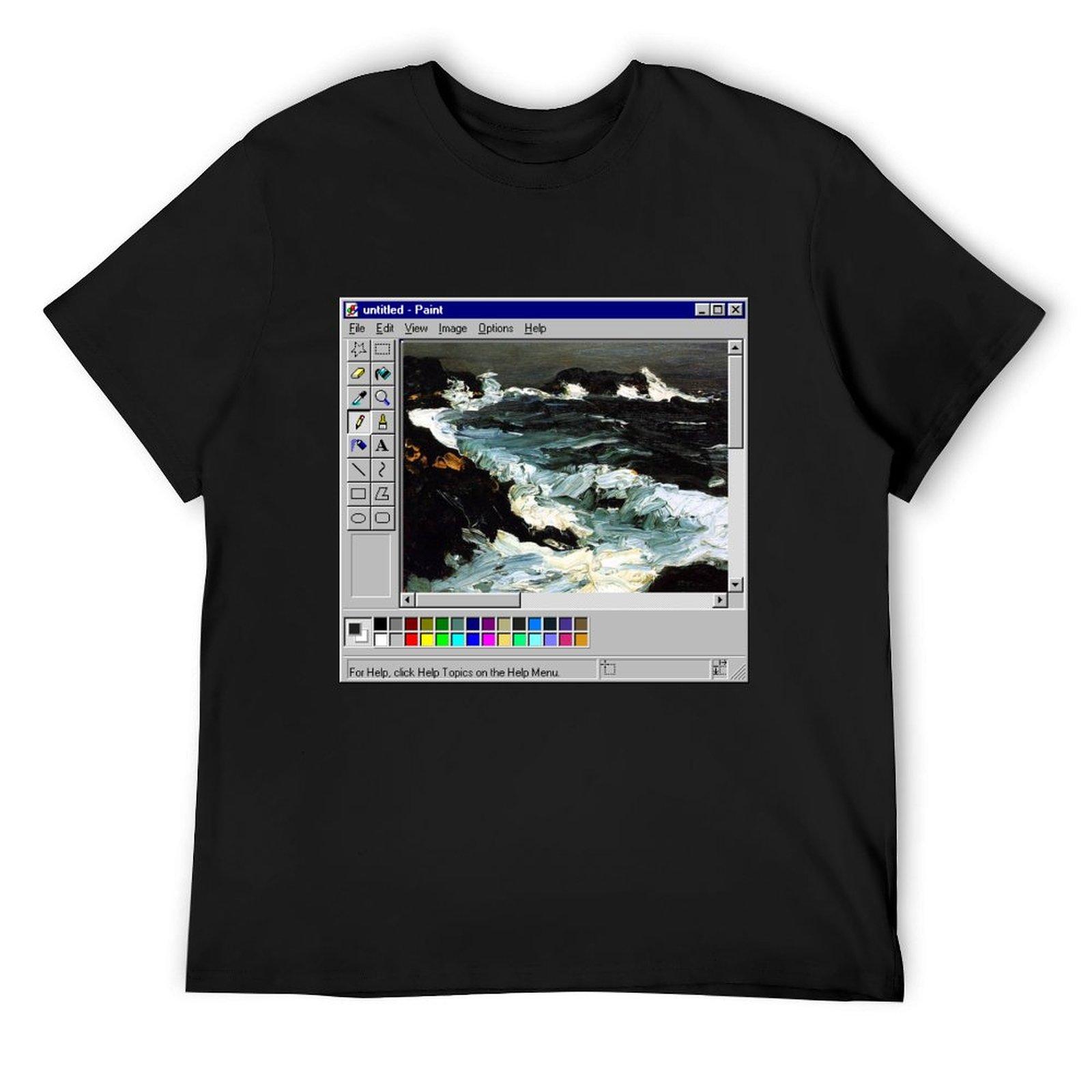 Футболка с рисунком Microsoft Paint, топы, мужская футболка, эстетичная одежда, мужские футболки 4XL
Футболка с рисунком Microsoft Paint, топы, мужская футболка, эстетичная одежда, мужские футболки 4XL