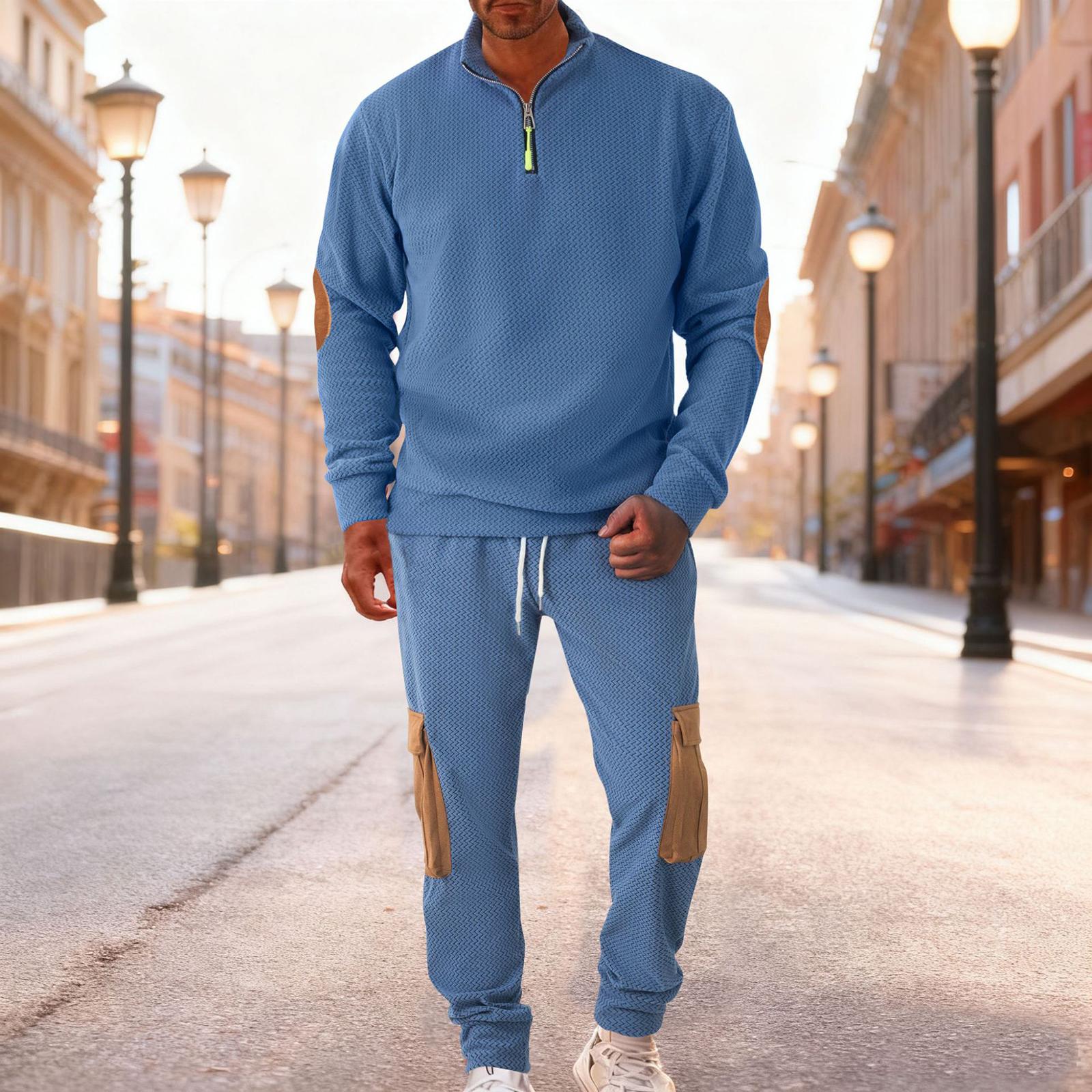 Men s Winter Fleece Tracksuit Sets Stand Collar Sweatshirt Cargo Sweatpants 2 Piece Jogging XL
Men s Winter Fleece Tracksuit Sets Stand Collar Sweatshirt Cargo Sweatpants 2 Piece Jogging XL