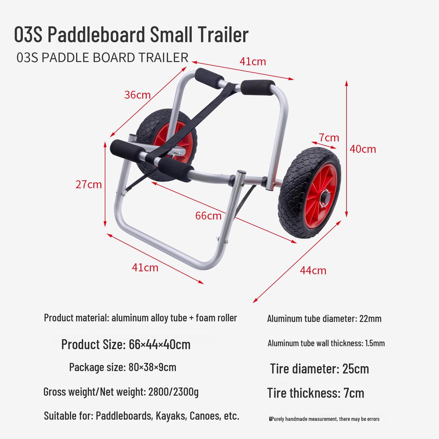 KOETSU 03S Aluminum Alloy Cart for Paddleboards, Kayaks, Canoes, and Inflatable Boats
KOETSU 03S Aluminum Alloy Cart for Paddleboards, Kayaks, Canoes, and Inflatable Boats