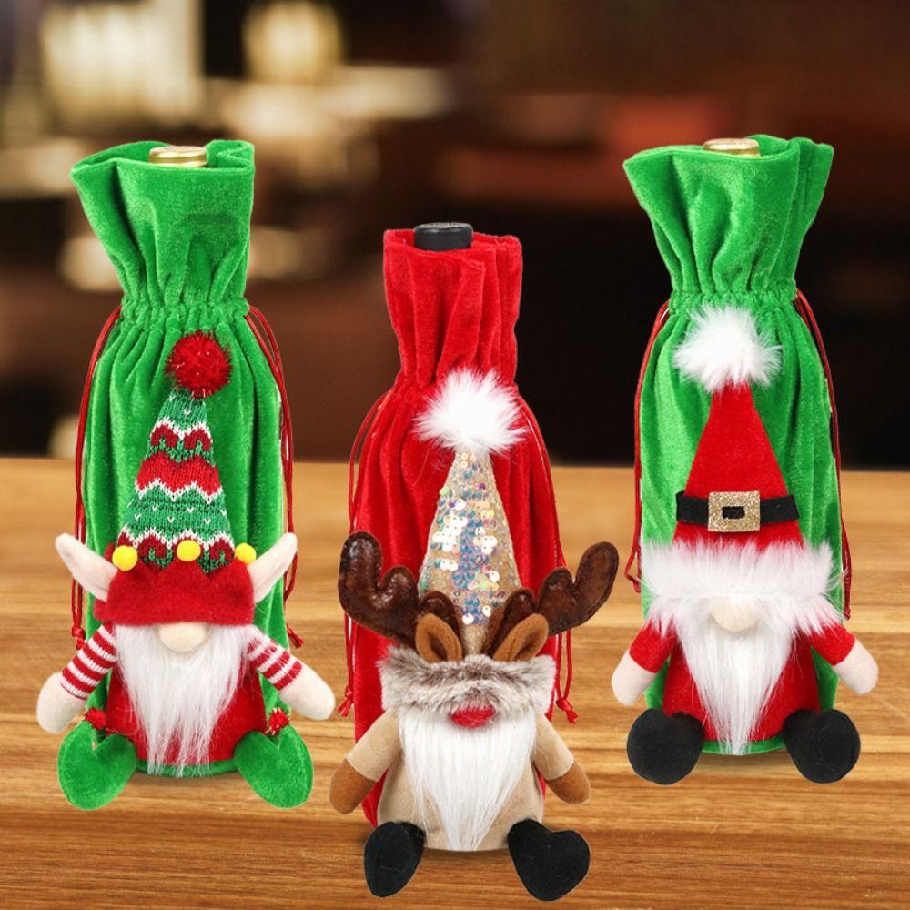 Cartoon Wine Sleeve Cover Ethnic Style Christmas Decoration Supplies Wine Bottle Protector Home Style 3
Cartoon Wine Sleeve Cover Ethnic Style Christmas Decoration Supplies Wine Bottle Protector Home Style 3
