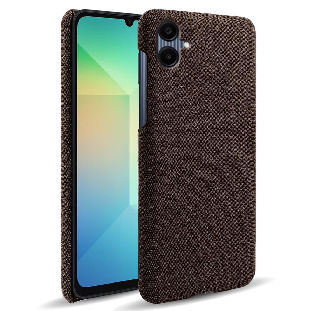 For Samsung Galaxy A06 4G Case Cloth Texture Anti-Scratch Protective PC Phone Cover Brown
For Samsung Galaxy A06 4G Case Cloth Texture Anti-Scratch Protective PC Phone Cover Brown