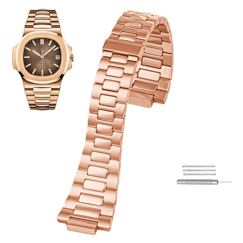 For Patek Philippe PP 316L Stainless Steel Watch Strap Nautilus men s 5711/1A010 series Bracelet 25*13MM convex mouth Watch band 25.13mm
For Patek Philippe PP 316L Stainless Steel Watch Strap Nautilus men s 5711/1A010 series Bracelet 25*13MM convex mouth Watch band 25.13mm