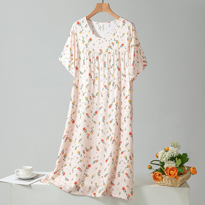Women s Summer Cute Sleep Dress for Women Loose Home Wear Floral Sleepwear for Women Nightgown Cherry Printed Loungewear Sleepshirts One Size
Women s Summer Cute Sleep Dress for Women Loose Home Wear Floral Sleepwear for Women Nightgown Cherry Printed Loungewear Sleepshirts One Size