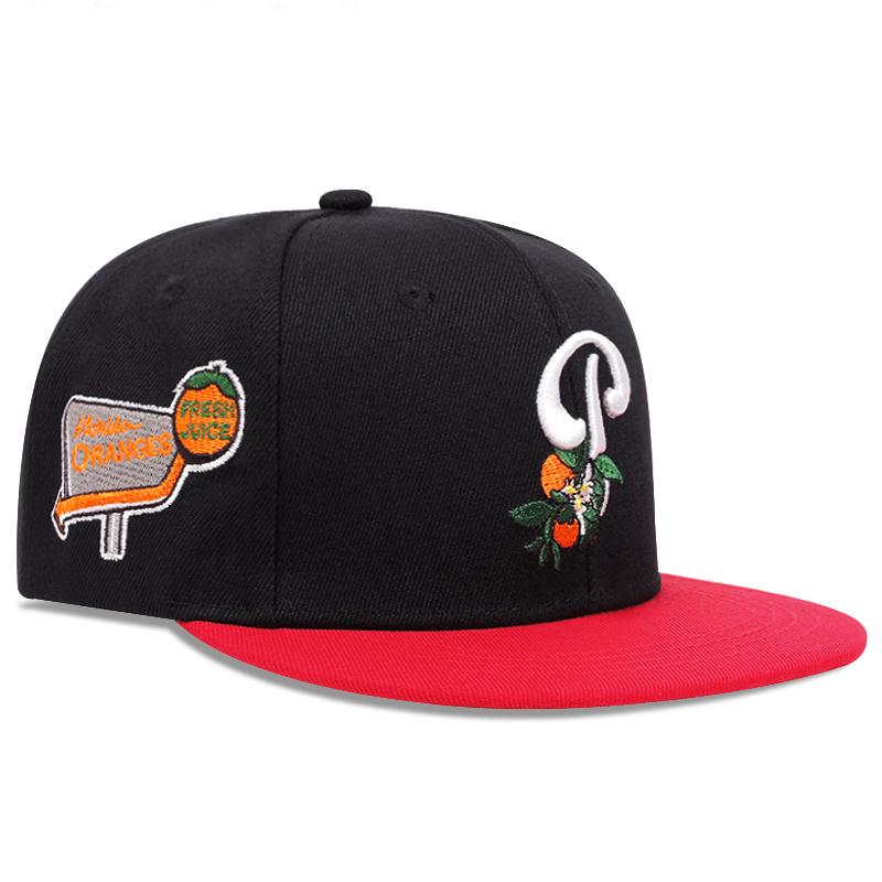 Creative New Flat Edge Hat P Leaf Fruit Embroidery Outdoor Leisure Sunshade Hat Baseball Hat Street Hiphop Hat
Creative New Flat Edge Hat P Leaf Fruit Embroidery Outdoor Leisure Sunshade Hat Baseball Hat Street Hiphop Hat