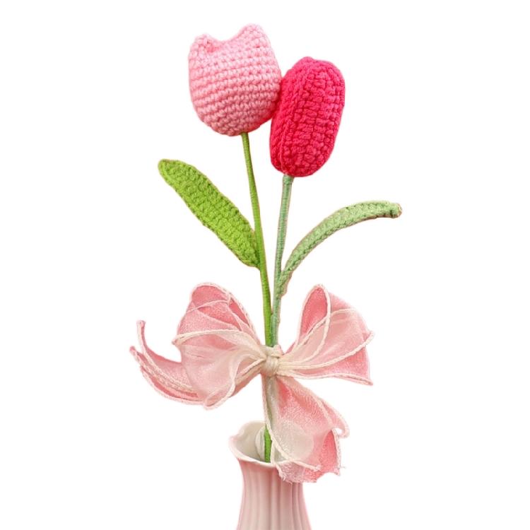 Elegant Crocheted Tulips Bouquet Portable For Offices Or Living Space
Elegant Crocheted Tulips Bouquet Portable For Offices Or Living Space