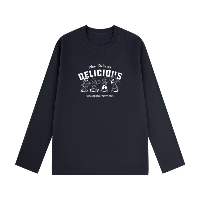 Unisex Designer Print Long Sleeve Heavyweight Cotton T-shirt - Loose Fit for Spring & Autumn L (115-130 jin)
Unisex Designer Print Long Sleeve Heavyweight Cotton T-shirt - Loose Fit for Spring & Autumn L (115-130 jin)