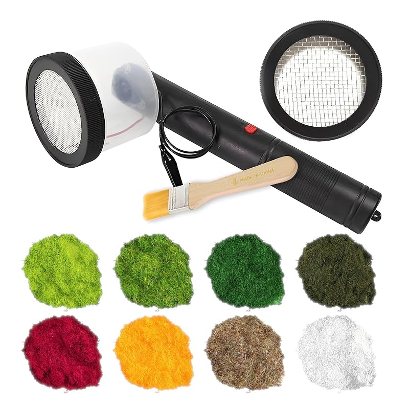 heizi glass applicator diorama grass lawn soil powder electrostatic flocking sprayer powder model railway N gauge military (8 color set)
heizi glass applicator diorama grass lawn soil powder electrostatic flocking sprayer powder model railway N gauge military (8 color set)