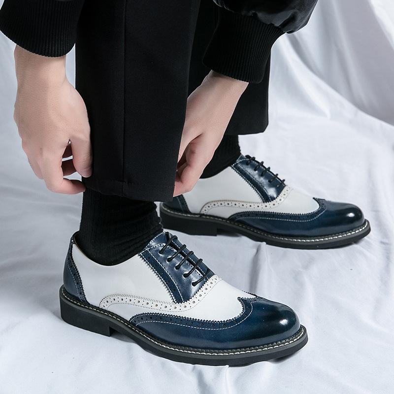 Men s shoes large size new Brock engraved leather shoes fashion men s business dress leather shoes banquet wedding shoes 38
Men s shoes large size new Brock engraved leather shoes fashion men s business dress leather shoes banquet wedding shoes 38