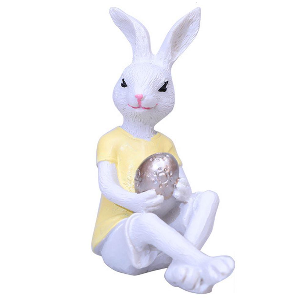 Изделия из смолы, статуэтка кролика, обнимающего яйцо, милый настольный кролик, украшение для домашнего офиса жёлтый
Изделия из смолы, статуэтка кролика, обнимающего яйцо, милый настольный кролик, украшение для домашнего офиса жёлтый