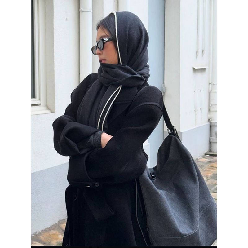 Jennie Same Canvas Bag Large Capacity Tote Bag Bucket Bag Idle Style Shoulder Messenger Bag Big Bag Women Summer Black
Jennie Same Canvas Bag Large Capacity Tote Bag Bucket Bag Idle Style Shoulder Messenger Bag Big Bag Women Summer Black