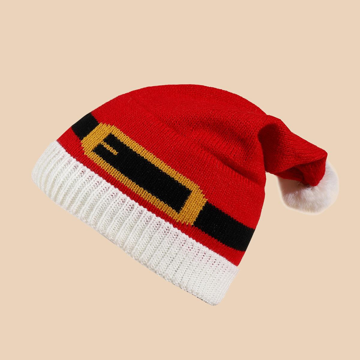European and American wool knitted Christmas hat festive street headdress decoration season thickened thermal ear hat One size fits all
European and American wool knitted Christmas hat festive street headdress decoration season thickened thermal ear hat One size fits all