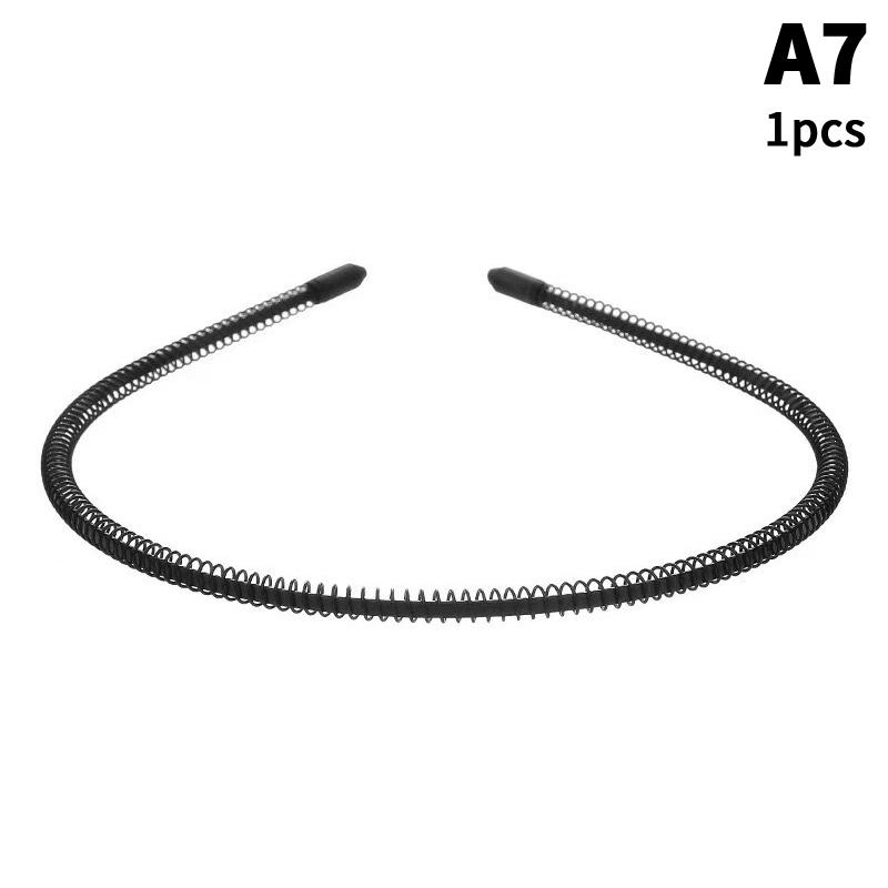 Unisex Non-Slip Metal Wavy Spring Hair Hoop Headband for Sports Simple Lack Hairband Face Washing Headdress for Men And Women
Unisex Non-Slip Metal Wavy Spring Hair Hoop Headband for Sports Simple Lack Hairband Face Washing Headdress for Men And Women