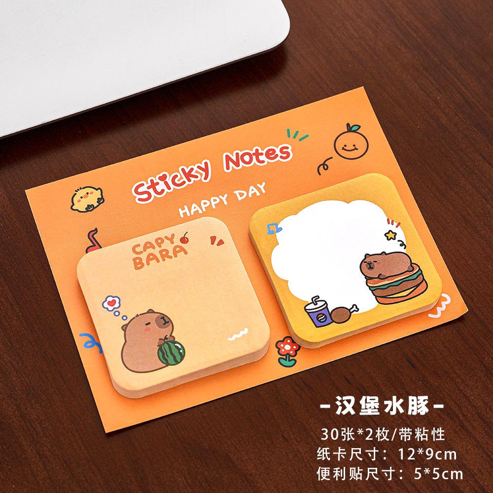 School Supplies Cartoon Combination Notes High Looking Capybara Astronaut Message Paper Students Can Stick Kawai Stationery
School Supplies Cartoon Combination Notes High Looking Capybara Astronaut Message Paper Students Can Stick Kawai Stationery