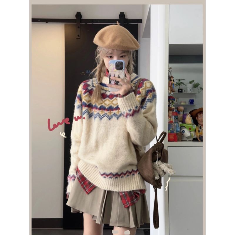 Autumn and Winter Best Selling Idle Style Soft Glutinous Small Sweater Picture Color S Suggested 37.50 kg-47.50 kg
Autumn and Winter Best Selling Idle Style Soft Glutinous Small Sweater Picture Color S Suggested 37.50 kg-47.50 kg