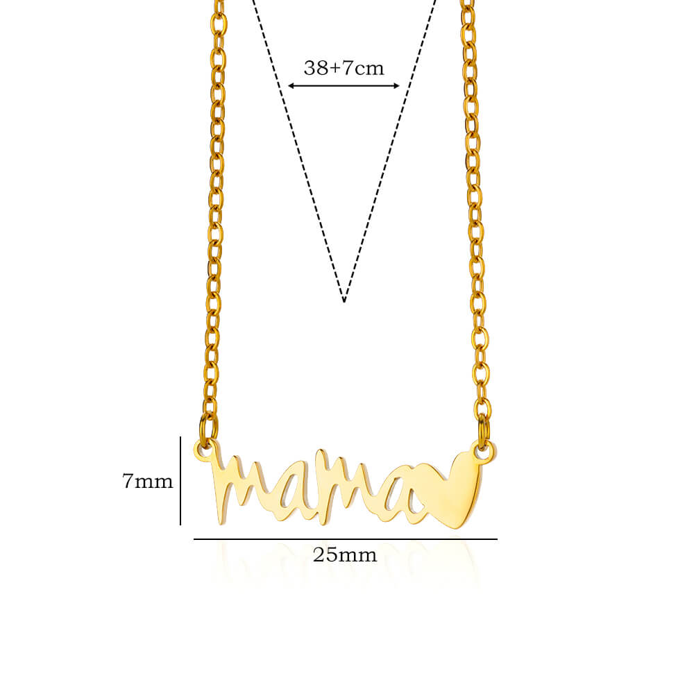 Stainless Steel Mama Necklaces For Women Gift Gold Color Aesthetic Ring Letter Pendant Choker Necklace Jewelry Accessories
Stainless Steel Mama Necklaces For Women Gift Gold Color Aesthetic Ring Letter Pendant Choker Necklace Jewelry Accessories