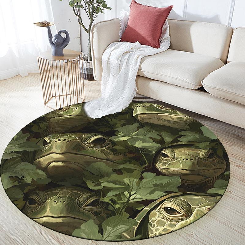 Green Tortoise pattern round rug,Carpet Rug for Living Room Bedroom Sofa Playroom Decor,Non-slip Floor Mat,Holiday Gifts and Birthday Gifts 80cmx80cm
Green Tortoise pattern round rug,Carpet Rug for Living Room Bedroom Sofa Playroom Decor,Non-slip Floor Mat,Holiday Gifts and Birthday Gifts 80cmx80cm