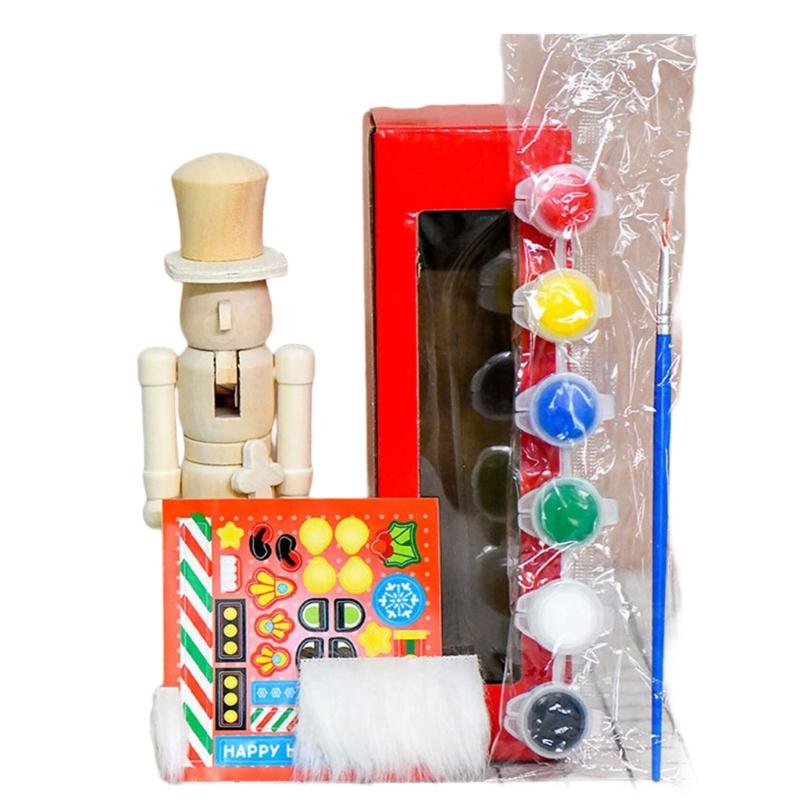 Christmas Wooden Nutcrackers to Paint Yourself,Christmas Decoration Paint Your Own Soldier Art Creative Gift Toy Gift
Christmas Wooden Nutcrackers to Paint Yourself,Christmas Decoration Paint Your Own Soldier Art Creative Gift Toy Gift