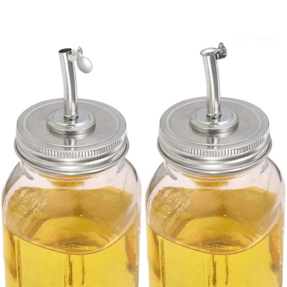2pcs With Nozzle Oil Pour Spout Dispenser Stainless Steel Grease Bottle Cover Vinegar 70MM
2pcs With Nozzle Oil Pour Spout Dispenser Stainless Steel Grease Bottle Cover Vinegar 70MM