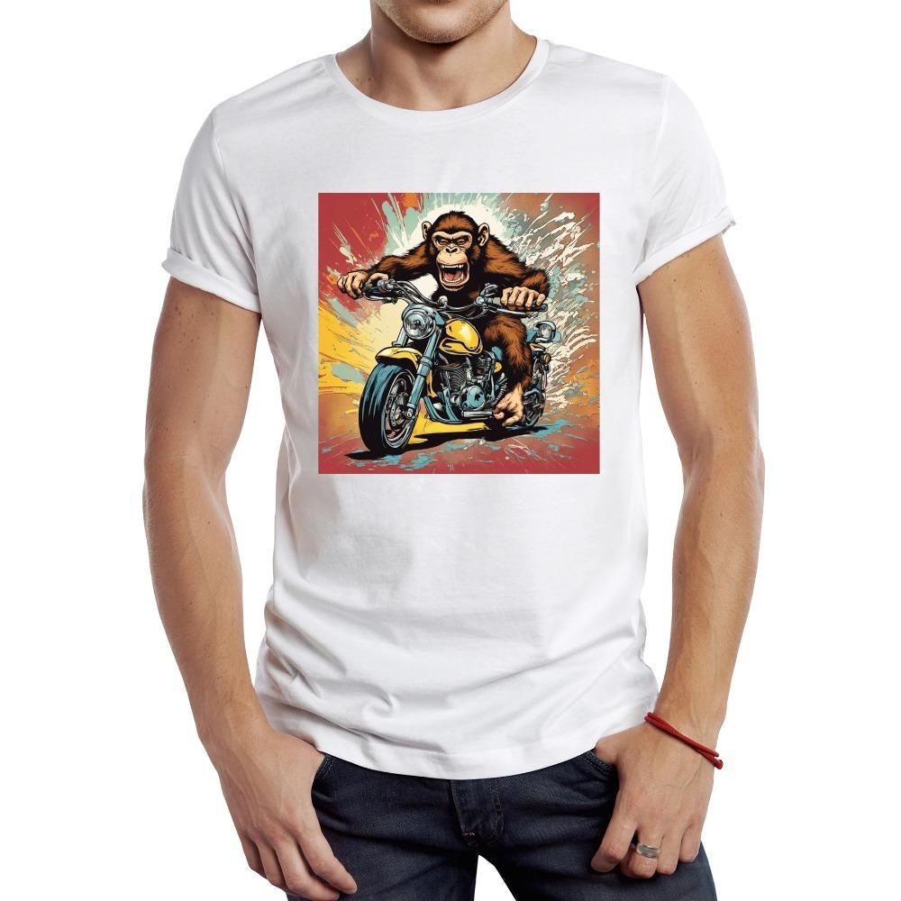 Винтажная мужская футболка Monkey on Motorcycle, повседневная крутая мужская футболка с изображением мотоцикла, хипстерская футболка в стиле ретро Monkey RiderPrinted XXXXXL
Винтажная мужская футболка Monkey on Motorcycle, повседневная крутая мужская футболка с изображением мотоцикла, хипстерская футболка в стиле ретро Monkey RiderPrinted XXXXXL