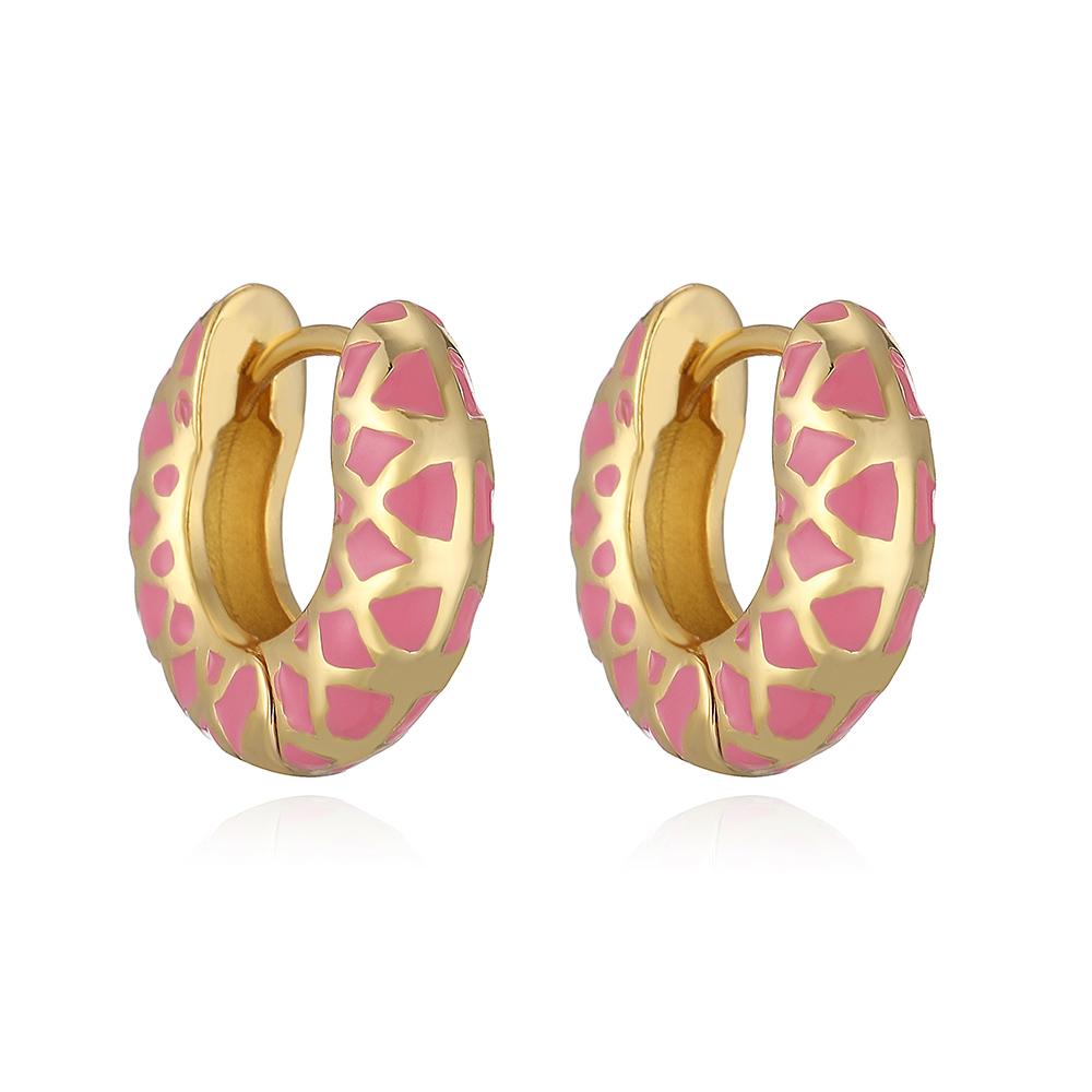 HECHENG,Colorful Enamel Geometric Round Circle Hoop Earrings for Women Vintage Ear Buckle Huggie Earring Statement Zircon розовый
HECHENG,Colorful Enamel Geometric Round Circle Hoop Earrings for Women Vintage Ear Buckle Huggie Earring Statement Zircon розовый
