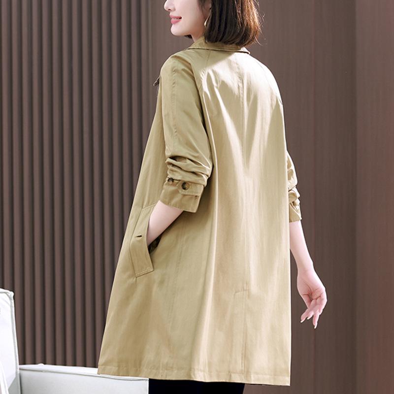 Women s Mid-Length Trench Coat - 2025 Spring/Autumn Fashion, Loose Fit, Plus Size, Perfect for Middle-Aged Women, Casual Sophisticated Style. M (90-115 jin)
Women s Mid-Length Trench Coat - 2025 Spring/Autumn Fashion, Loose Fit, Plus Size, Perfect for Middle-Aged Women, Casual Sophisticated Style. M (90-115 jin)