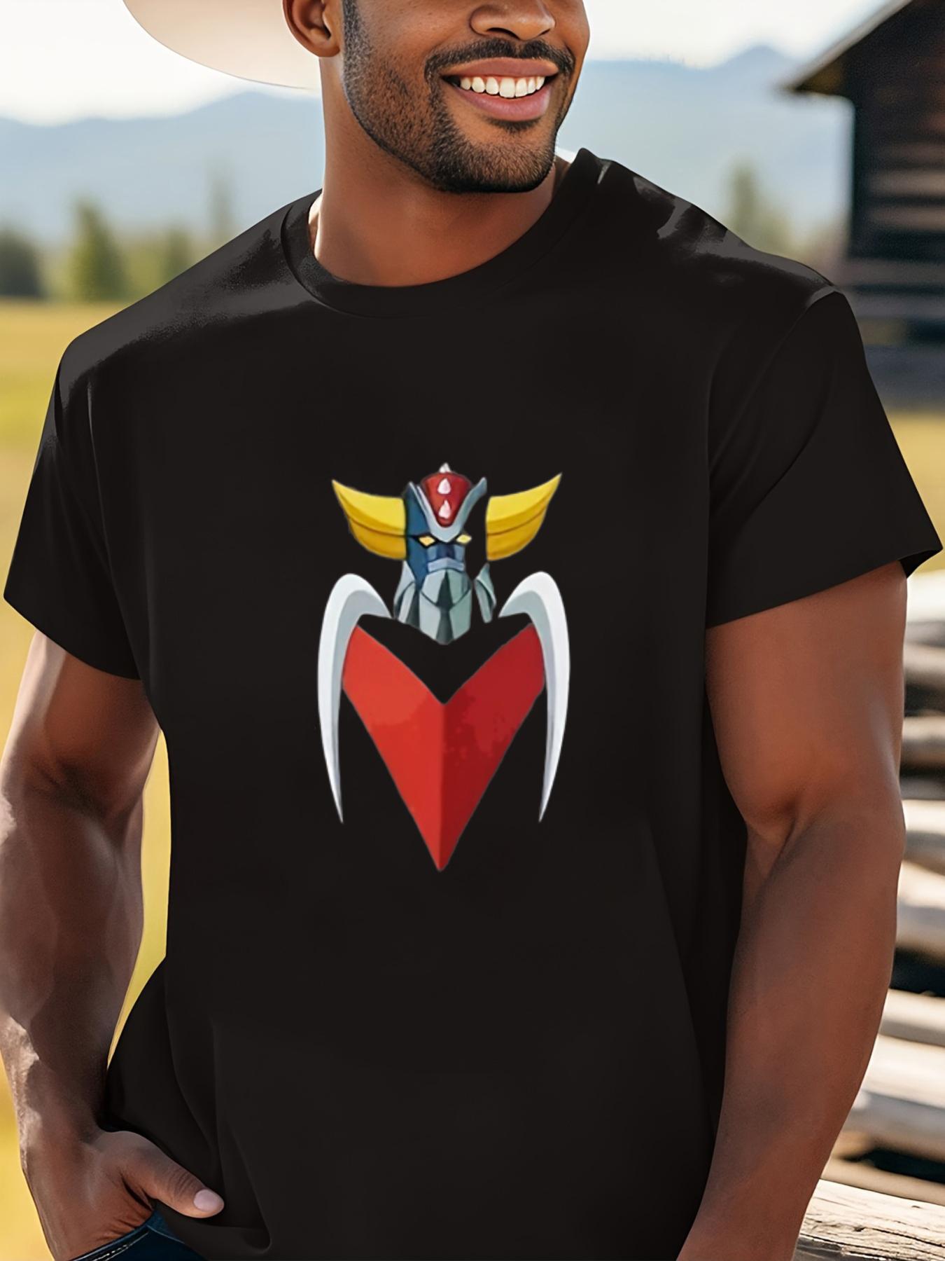 Men s Casual T-Shirt with Stylish Cartoon Design - White Round Neck T-Shirt Featuring Robot and Heart Motifs S
Men s Casual T-Shirt with Stylish Cartoon Design - White Round Neck T-Shirt Featuring Robot and Heart Motifs S