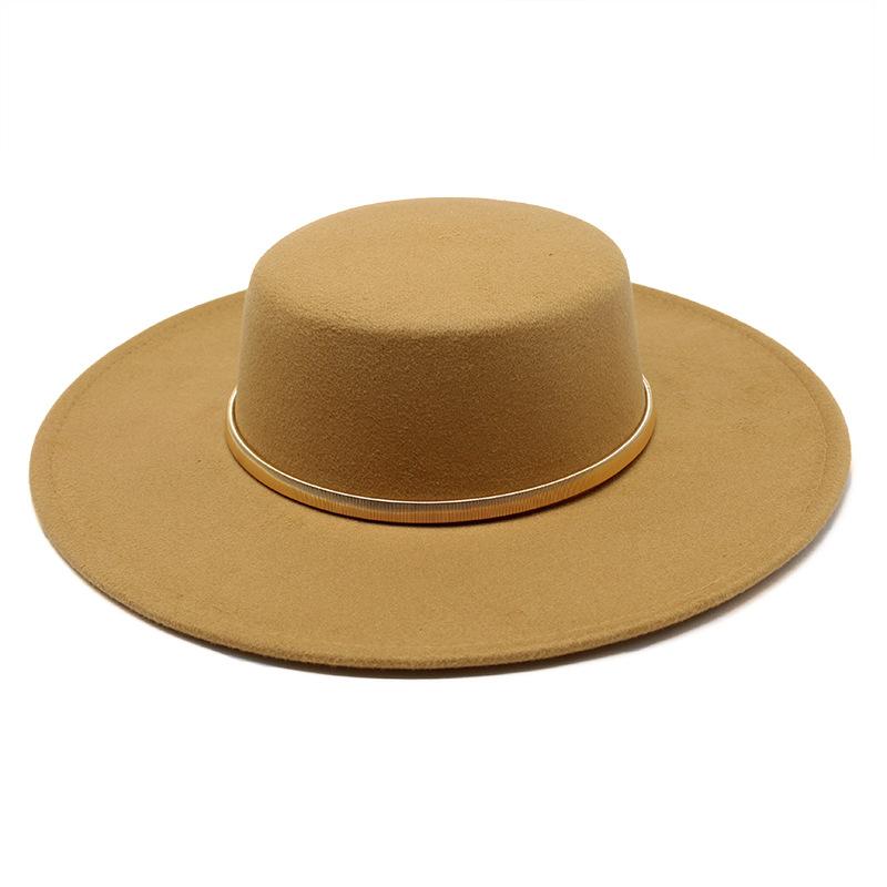Black Big Wide Brim Church Derby Top Hat With Metal Chain Decor Solid Felt Fedoras Hat Wool Party Gambler Jazz Cap 56-58CM верблюд
Black Big Wide Brim Church Derby Top Hat With Metal Chain Decor Solid Felt Fedoras Hat Wool Party Gambler Jazz Cap 56-58CM верблюд
