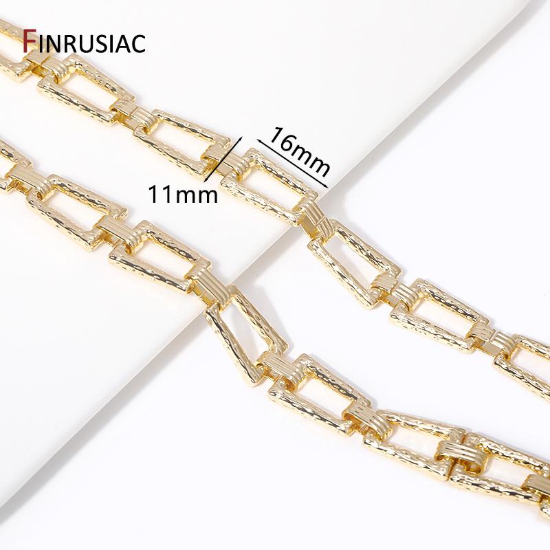 16mm*11mm 14K Gold Plated Cubic Chains For Jewelry Making, High Quality Brass Jewelry Chains Handmade Necklace Crafts Findings Length 1m
16mm*11mm 14K Gold Plated Cubic Chains For Jewelry Making, High Quality Brass Jewelry Chains Handmade Necklace Crafts Findings Length 1m