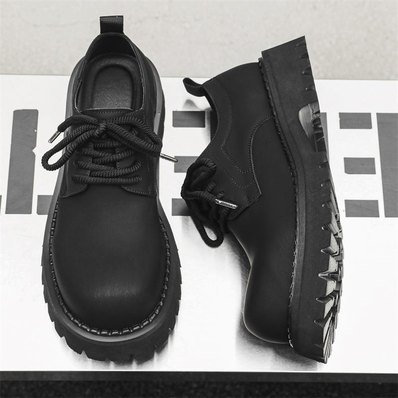 Туфли Mickey Derby мужские, с толстой подошвой, с круглым носком, матовые, маленькие кожаные туфли Zhang Jie, с таким же ростом, с большим носком, 1031-J 38 чёрный
Туфли Mickey Derby мужские, с толстой подошвой, с круглым носком, матовые, маленькие кожаные туфли Zhang Jie, с таким же ростом, с большим носком, 1031-J 38 чёрный