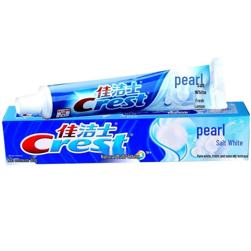 Crest Pearl Salt & Lemon Whitening Toothpaste
Crest Pearl Salt & Lemon Whitening Toothpaste