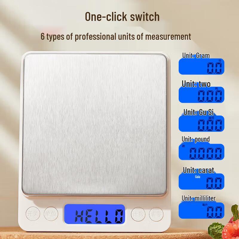 High-Precision Digital Kitchen Scale
High-Precision Digital Kitchen Scale