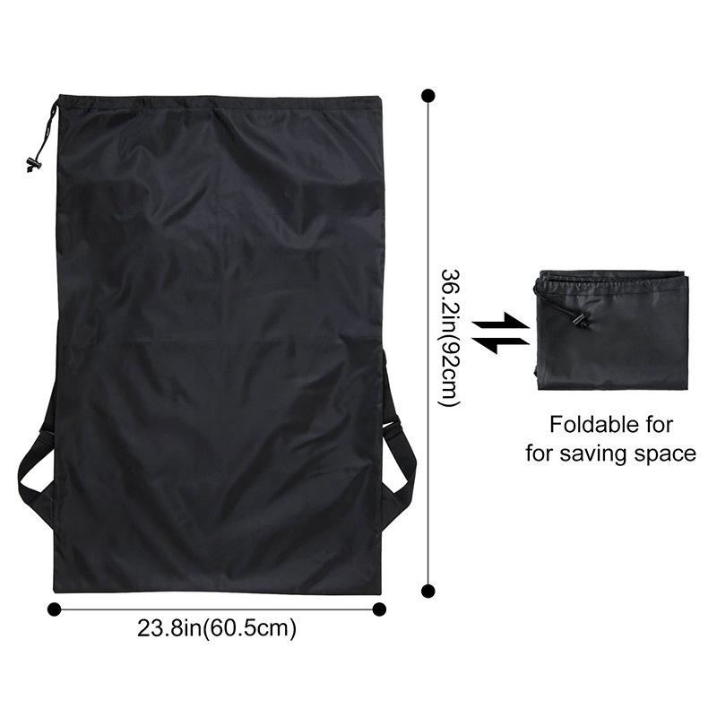 Foldable Laundry Backpack - Large Capacity Dirty Clothes Organizer for Travel, Dorm & Gym -Resistant Polyester, Drawstring чорний
Foldable Laundry Backpack - Large Capacity Dirty Clothes Organizer for Travel, Dorm & Gym -Resistant Polyester, Drawstring чорний