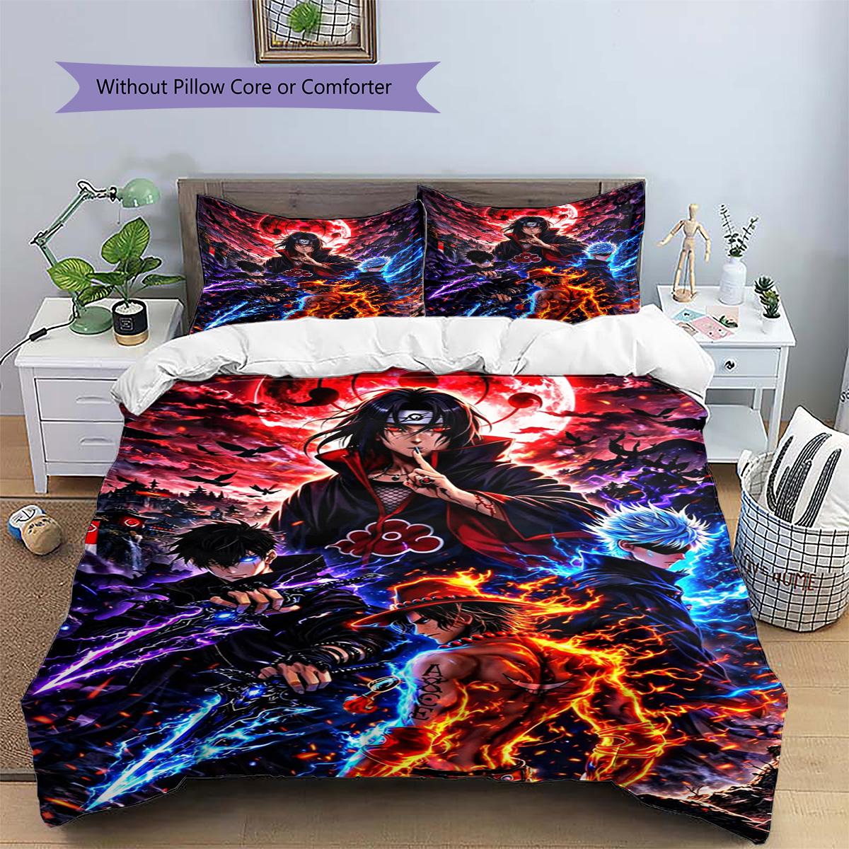 Itachi Uchiha Patterned Pillowcase & Duvet Cover Set Fashion Bedding for Bedroom Interior Cool Gift for Fans.-TING 135x200cm
Itachi Uchiha Patterned Pillowcase & Duvet Cover Set Fashion Bedding for Bedroom Interior Cool Gift for Fans.-TING 135x200cm