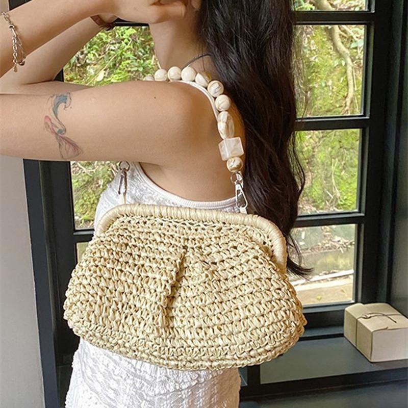 2025 Luxury Designer Spain Style Natural Fiber Clutch Bag Women Elegant Shell Clip Bag Woven Straw Handbags Holiday Beach Bag бежевый
2025 Luxury Designer Spain Style Natural Fiber Clutch Bag Women Elegant Shell Clip Bag Woven Straw Handbags Holiday Beach Bag бежевый