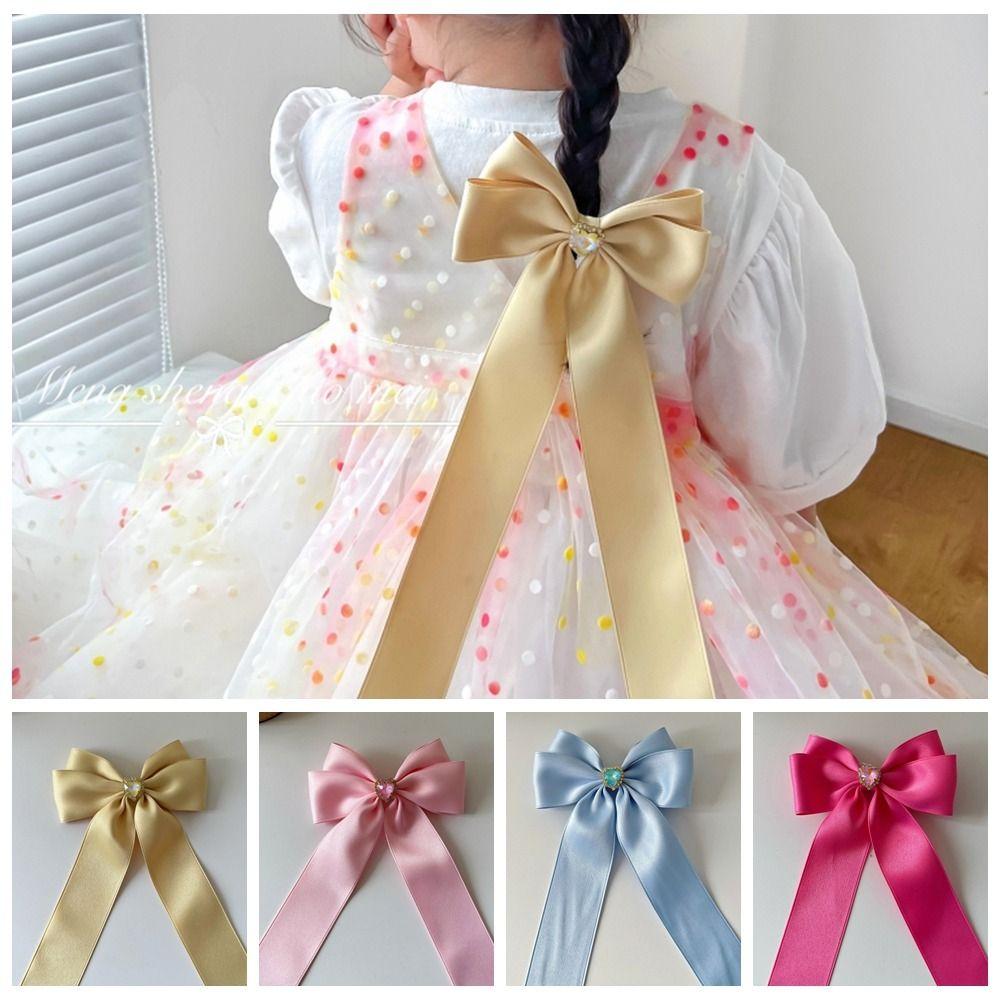 Заколка для волос с бантом из ромбовидной ленты и сердцем любви, элегантная вечеринка 
Заколка для волос с бантом из ромбовидной ленты и сердцем любви, элегантная вечеринка