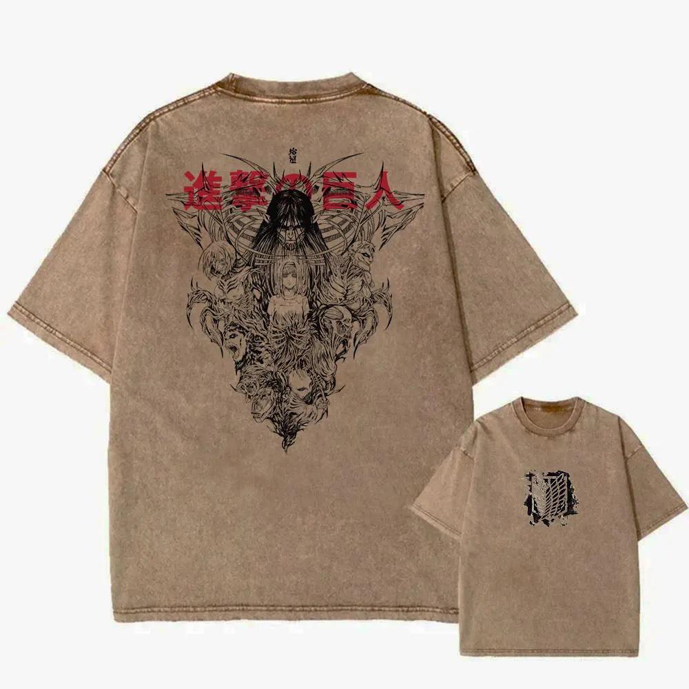Anime Attack On Titan Graphic T Shirt Harajuku Print Vintage Washed Tshirt Men Women Clothing Oversized Cotton Short Sleeve Tee S
Anime Attack On Titan Graphic T Shirt Harajuku Print Vintage Washed Tshirt Men Women Clothing Oversized Cotton Short Sleeve Tee S