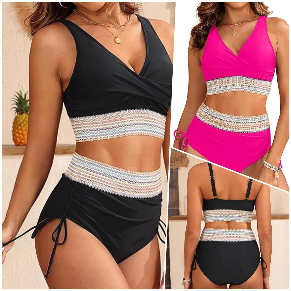 2025 Stylish European & American Backless Solid Color Split Bikini Set for Women Extra Large розы красного
2025 Stylish European & American Backless Solid Color Split Bikini Set for Women Extra Large розы красного