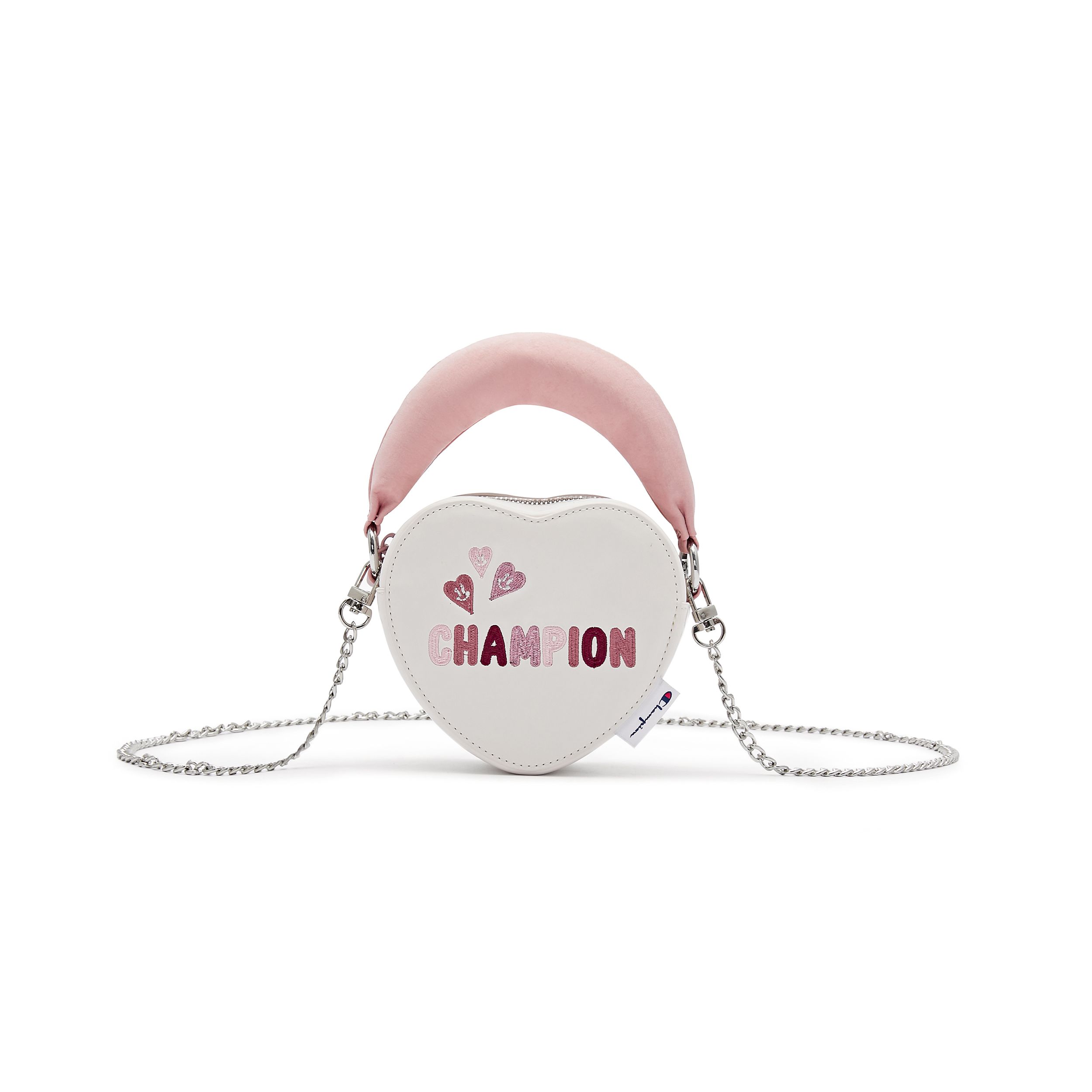 Champion FW24 QQ Heart Bag Embroidered Logo 3D Cotton Handle Heart Zipper Cute Sweet Fun Color Block Synthetic Leather Fabric Handbag Small U4CACPU17 Pink
Champion FW24 QQ Heart Bag Embroidered Logo 3D Cotton Handle Heart Zipper Cute Sweet Fun Color Block Synthetic Leather Fabric Handbag Small U4CACPU17 Pink