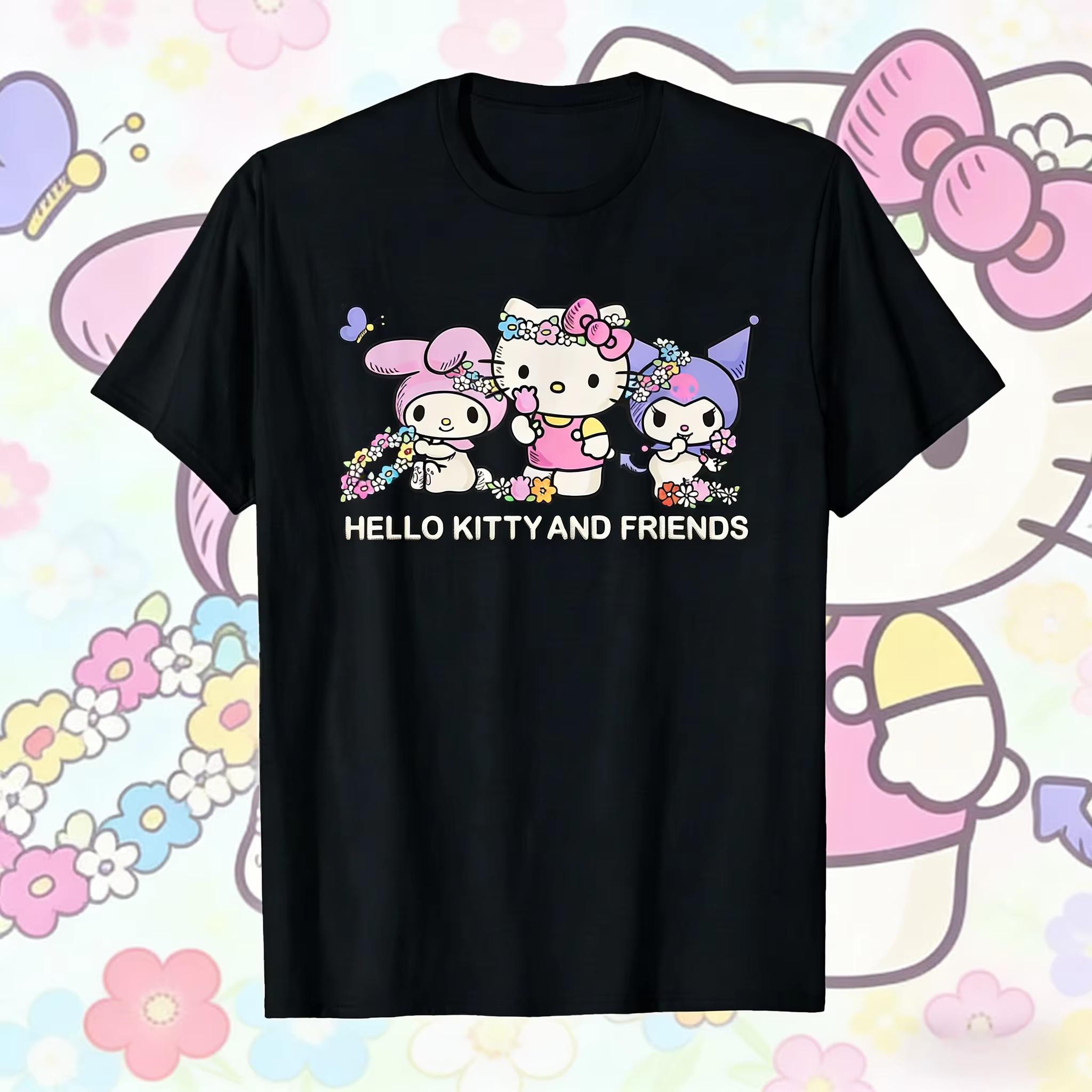 2026 Hello Kitty and Friends Spring Summer Flowers Printing Supersized Theme Comfortable summer loosefitting Womens clothing S
2026 Hello Kitty and Friends Spring Summer Flowers Printing Supersized Theme Comfortable summer loosefitting Womens clothing S