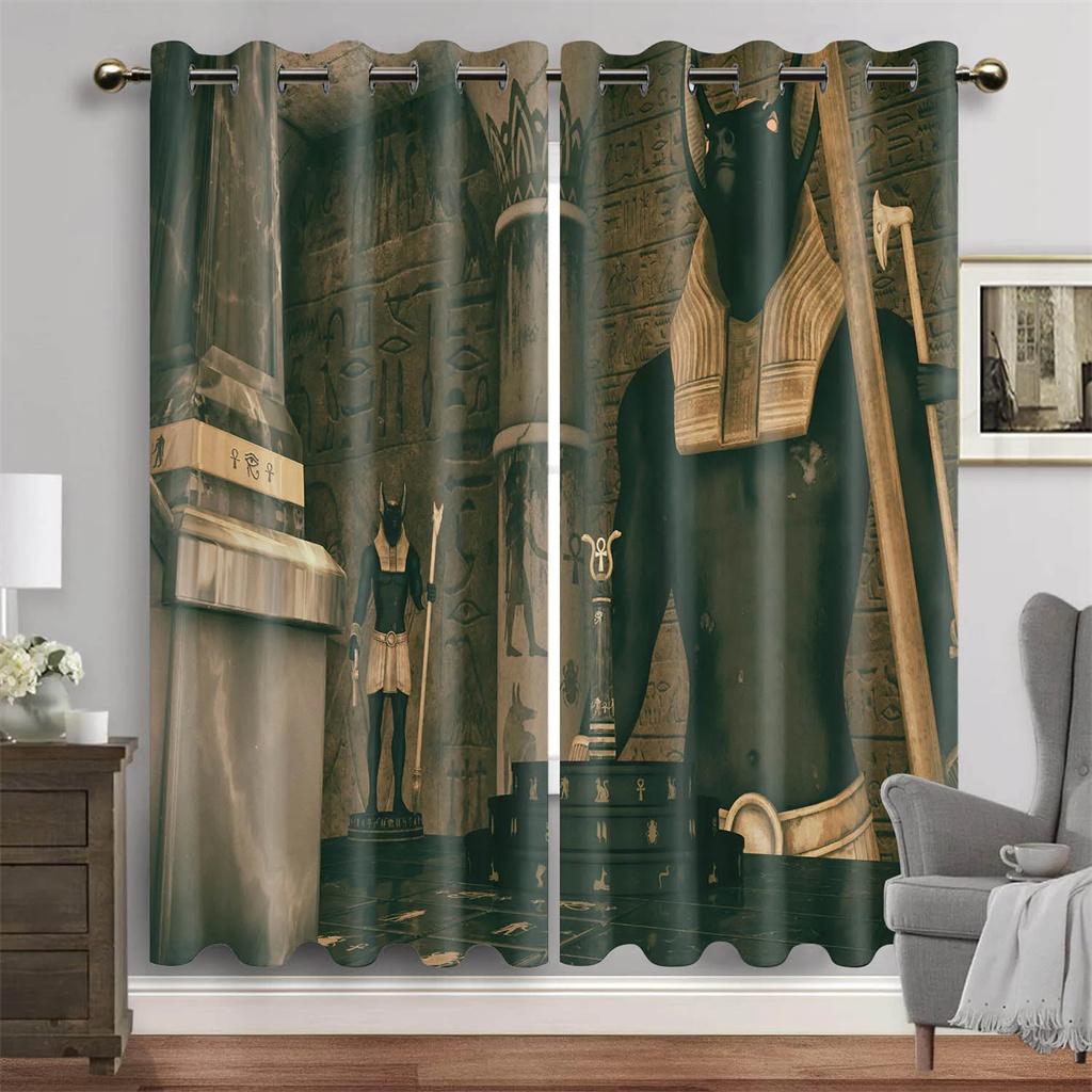 Древние египетские боги Шторы Роскошный декор гостиной Древнеегипетская культура Иероглифы Шторы Декор окна спальни 50W130H(CM)x2&Grommet Top
Древние египетские боги Шторы Роскошный декор гостиной Древнеегипетская культура Иероглифы Шторы Декор окна спальни 50W130H(CM)x2&Grommet Top