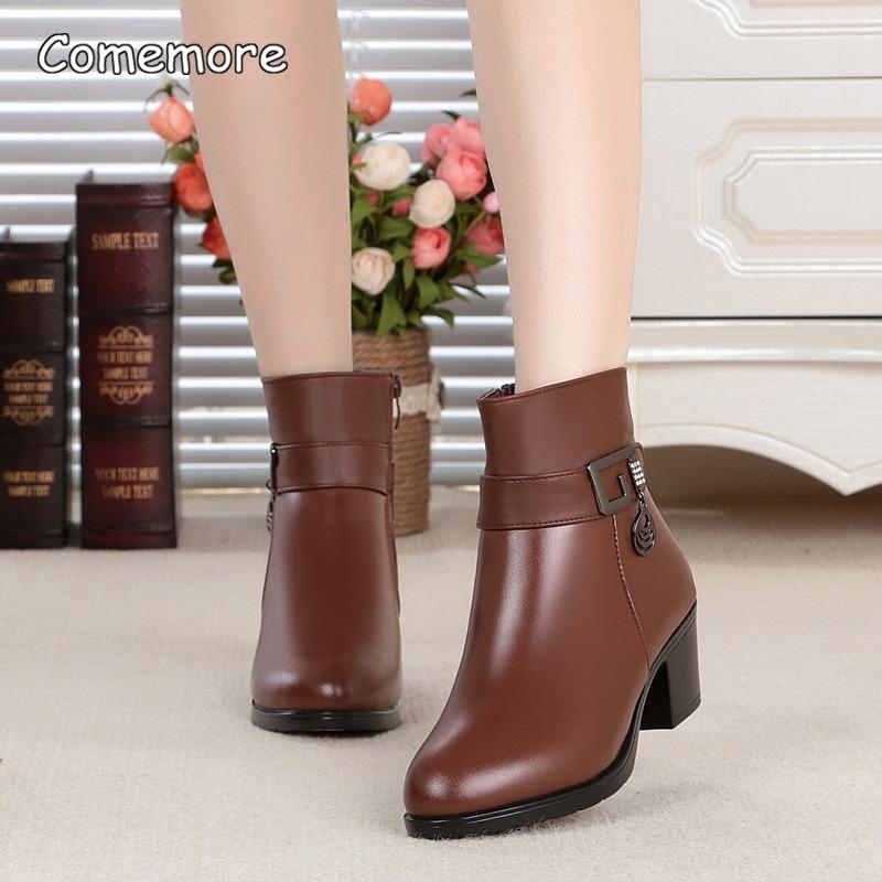 popular Comemore Winter Fur Boots High Heels Brown Ladies Heel Boot Adult popular Women s Shoes 2024 Genuine Leather Warm Booties Black
popular Comemore Winter Fur Boots High Heels Brown Ladies Heel Boot Adult popular Women s Shoes 2024 Genuine Leather Warm Booties Black