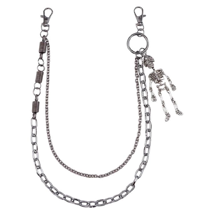 Metal Jeans Chain with Skull Pendant Charm Waist Chain For Fashion Punk Rock Hiphop Street Wear Waist Accessories
Metal Jeans Chain with Skull Pendant Charm Waist Chain For Fashion Punk Rock Hiphop Street Wear Waist Accessories