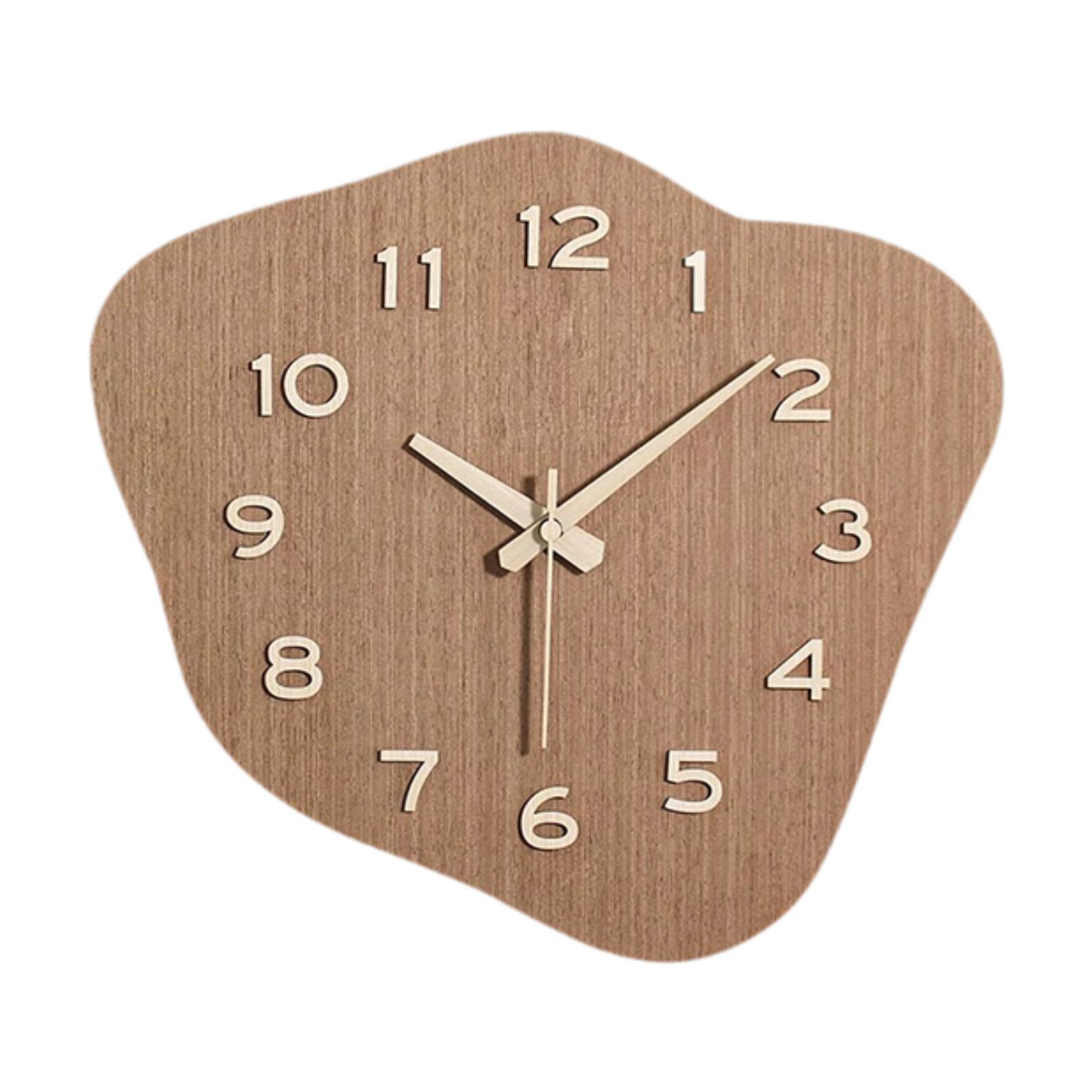 Wall Clock Asymmetrical Clock Silent Home Decoration Interior Minimalist Design коричневий
Wall Clock Asymmetrical Clock Silent Home Decoration Interior Minimalist Design коричневий