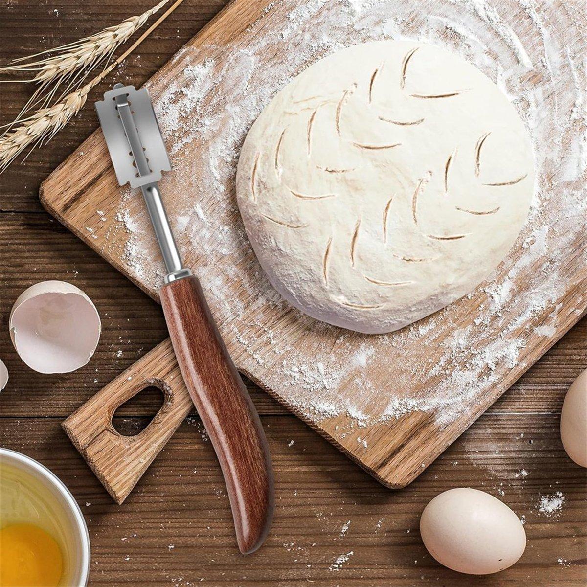 BHBL 2Pcs Bread Lame Tool Knife Sourdough Scoring Tool with 10 Pcs Replaceable Blades Wooden Handle Lame Slashing Tool China Mainland
BHBL 2Pcs Bread Lame Tool Knife Sourdough Scoring Tool with 10 Pcs Replaceable Blades Wooden Handle Lame Slashing Tool China Mainland