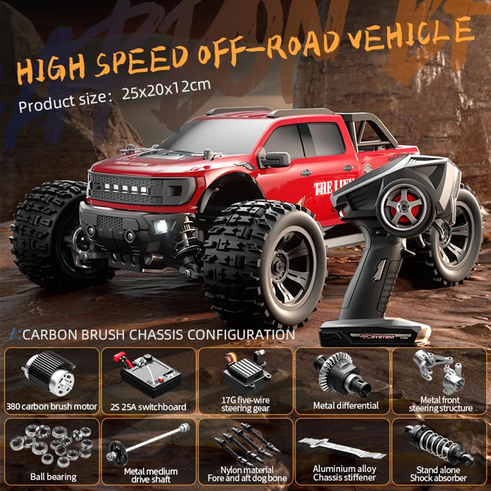 1/18 RC Car SCY Model 2.4G Remote Control Vehicle 28km/h High Speed 4WD Off-road Electric Climbing Crawler Toys for Children красный
1/18 RC Car SCY Model 2.4G Remote Control Vehicle 28km/h High Speed 4WD Off-road Electric Climbing Crawler Toys for Children красный