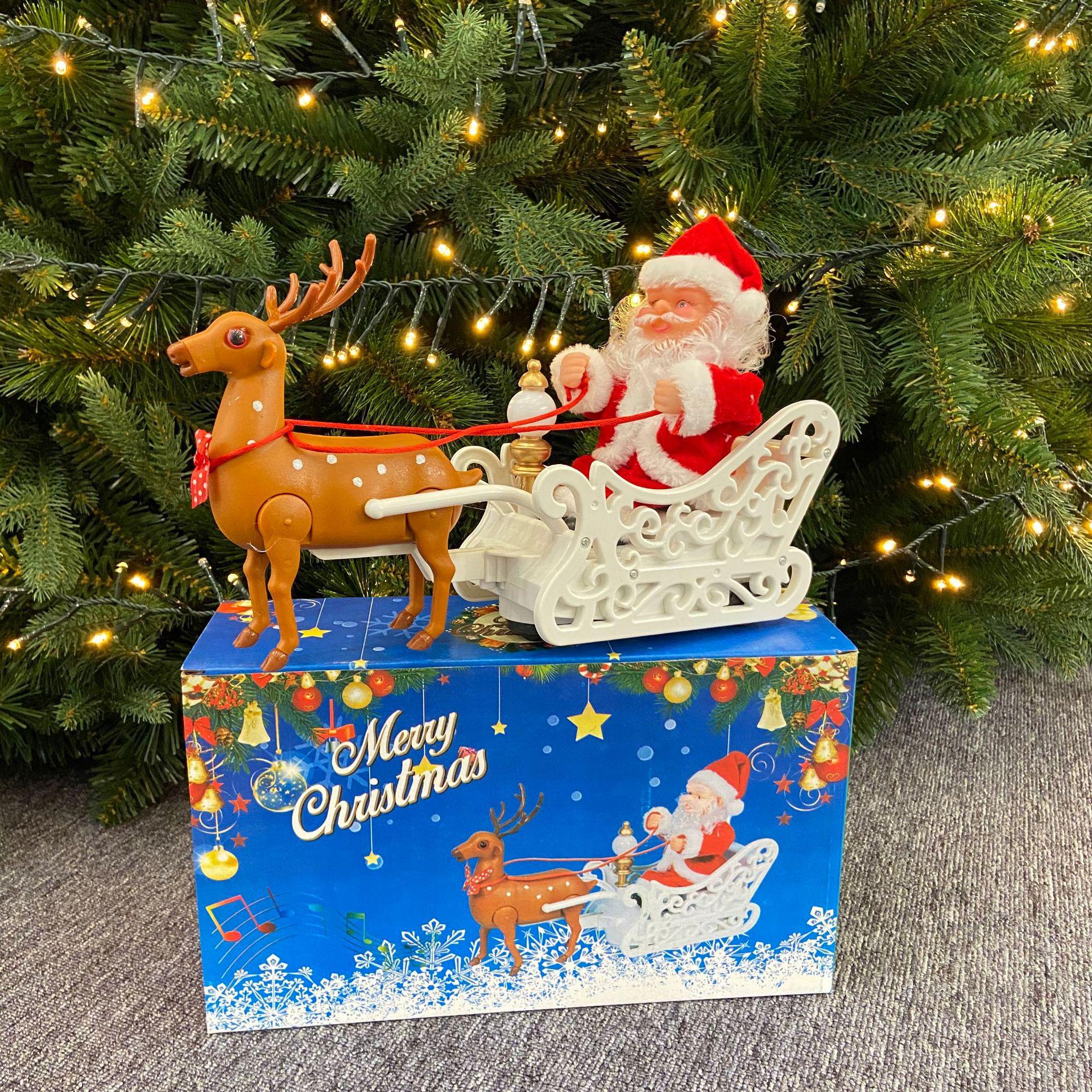 Electric Santa Claus Sleigh with Reindeer - Christmas Decoration & Children s Toy
Electric Santa Claus Sleigh with Reindeer - Christmas Decoration & Children s Toy