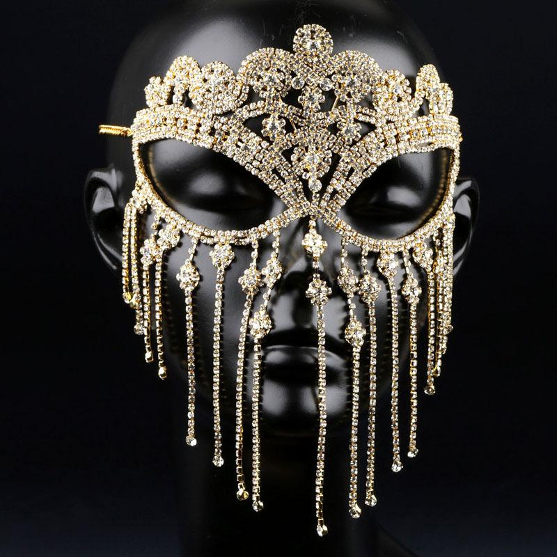 Meier Rhinestone tassel mask - halloween minimalist chic prom & party accessory
Meier Rhinestone tassel mask - halloween minimalist chic prom & party accessory