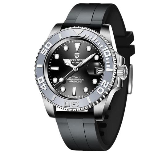 Мужские часы Pagani Design, Сделано в Японии, Механизм SEIKO, NH35 Yacht-Master Часы для дайвинга с автоматическим механическим заводом с корпусом, Водонепроницаемые, Керамический безель
Мужские часы Pagani Design, Сделано в Японии, Механизм SEIKO, NH35 Yacht-Master Часы для дайвинга с автоматическим механическим заводом с корпусом, Водонепроницаемые, Керамический безель