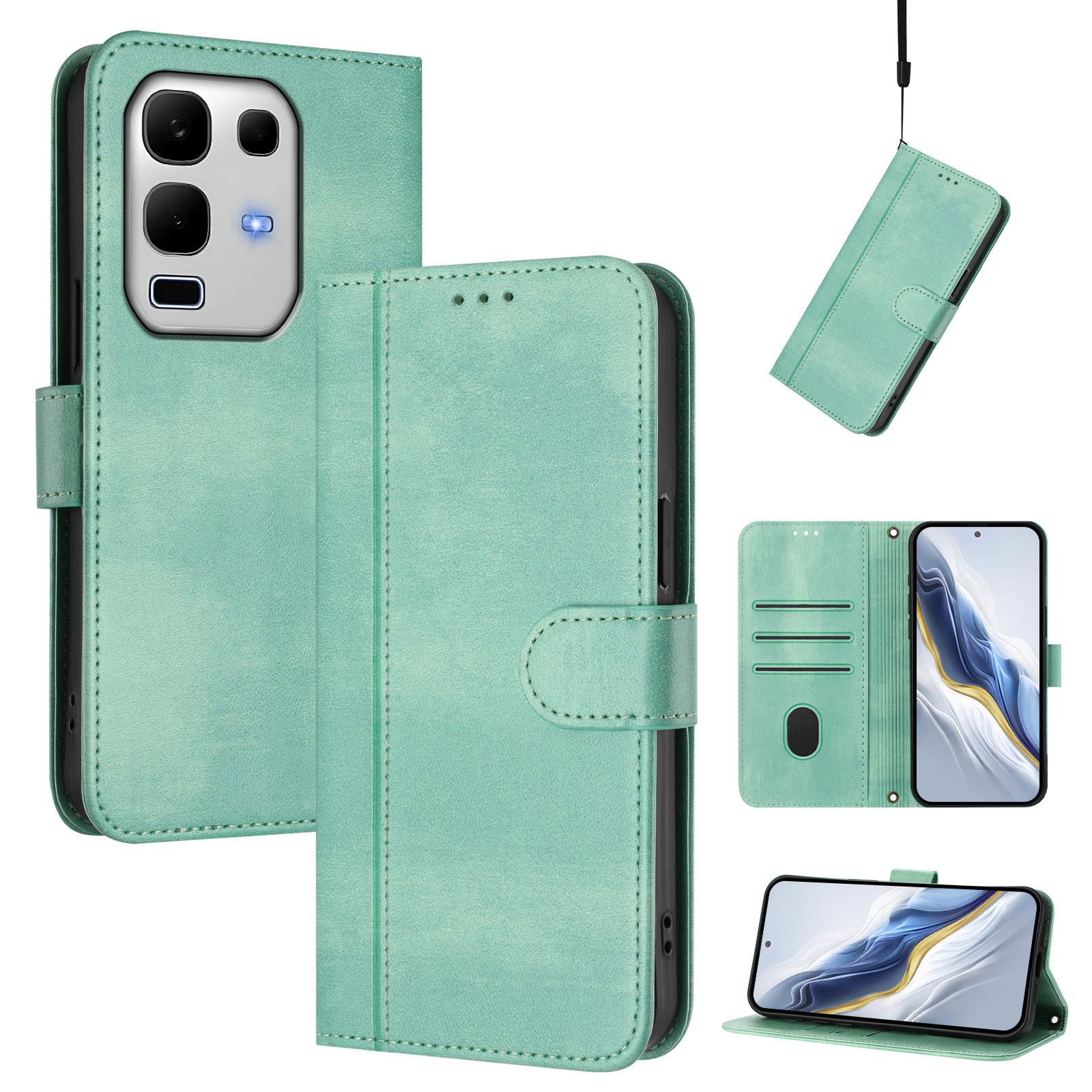 For Infinix Note 50s 5G Cases Wallet Stand Retro Texture Leather Phone Cover with Lanyard Mint Green
For Infinix Note 50s 5G Cases Wallet Stand Retro Texture Leather Phone Cover with Lanyard Mint Green